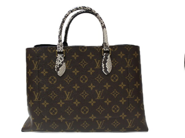 imgrc0077262968 Louis Vuitton Flower Tote Python Monogram Handbag