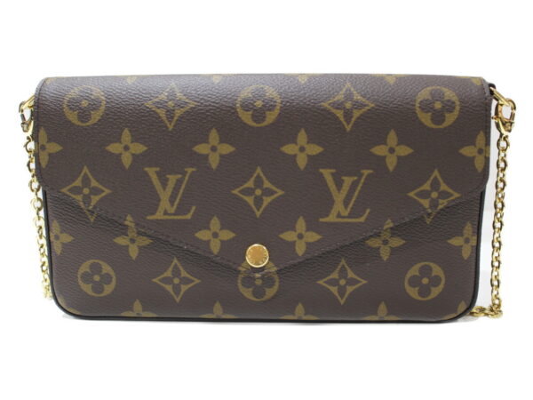 imgrc0077271424 Louis Vuitton Pochette Felicie Chain Shoulder Bag Monogram