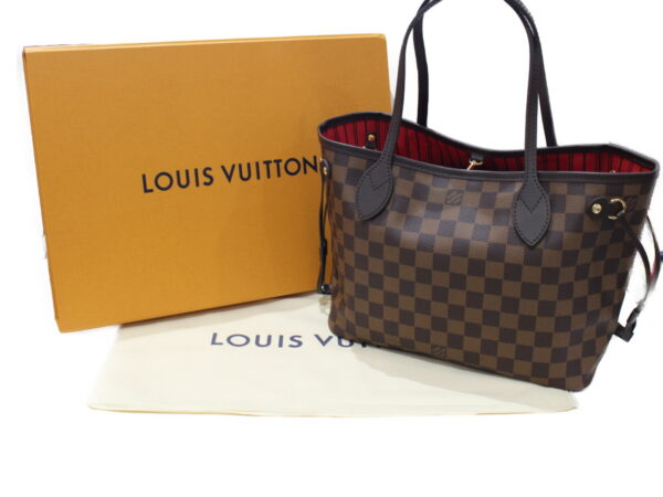 imgrc0077288904 Louis Vuitton Neverfull PM Damier Red Tote Bag