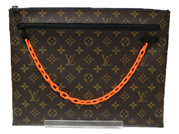 imgrc0077339400 Louis Vuitton Pochette A4 Monogram Clutch Bag