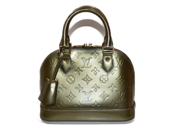 imgrc0077347969 Louis Vuitton Alma BB 2WAY Bag Vernis Glial Deco Green