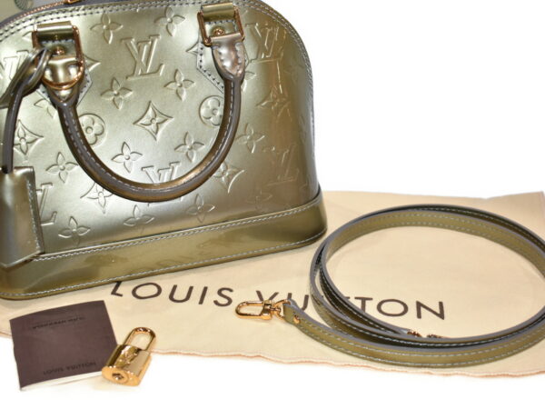 imgrc0077347979 Louis Vuitton Alma BB 2WAY Bag Vernis Glial Deco Green