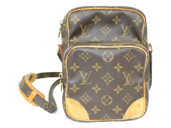 imgrc0077362134 Louis Vuitton Amazon Monogram Shoulder Bag Brown