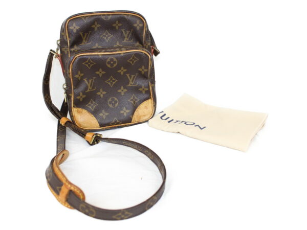 imgrc0077362144 Louis Vuitton Amazon Monogram Shoulder Bag Brown