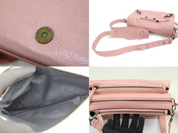 imgrc0077391500 Balenciaga Tool Kit Leather Messenger Bag Pink