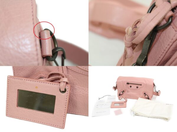 imgrc0077391502 Balenciaga Tool Kit Leather Messenger Bag Pink