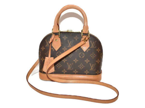 imgrc0077443340 Louis Vuitton Alma BB 2WAY Handbag Monogram Brown