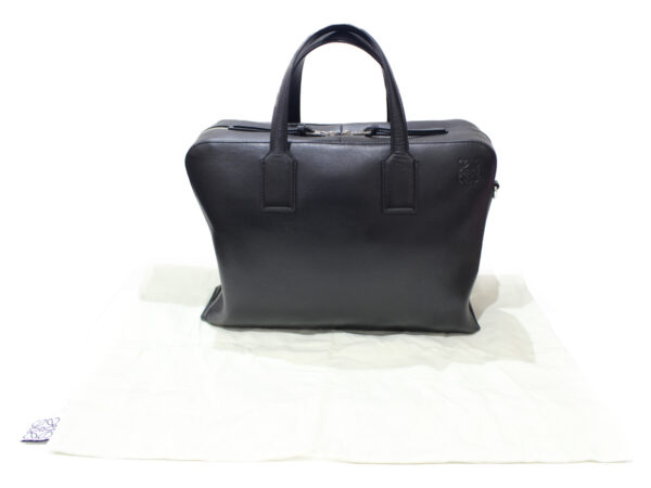 imgrc0077498722 Loewe Goya Briefcase Leather Black