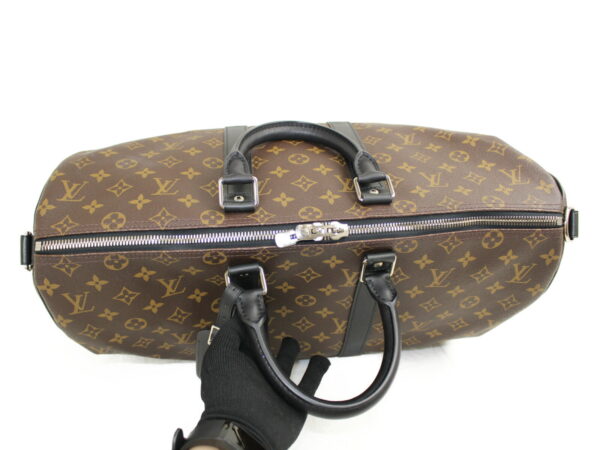 imgrc0077627497 Louis Vuitton Keepall Bandouliere 45 Monogram Macassar Brown Bag