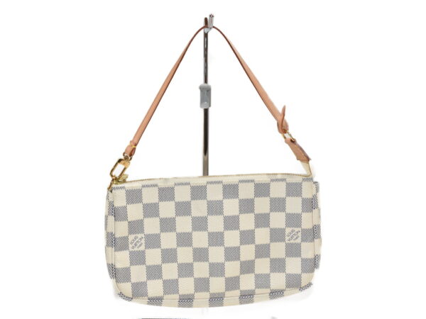 imgrc0077627903 Louis Vuitton Pochette Accessoire Damier Azur Mini Bag Ivory