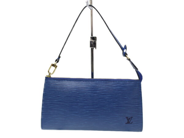 imgrc0077826302 Louis Vuitton Pochette Accessoire Epi Handbag Blue