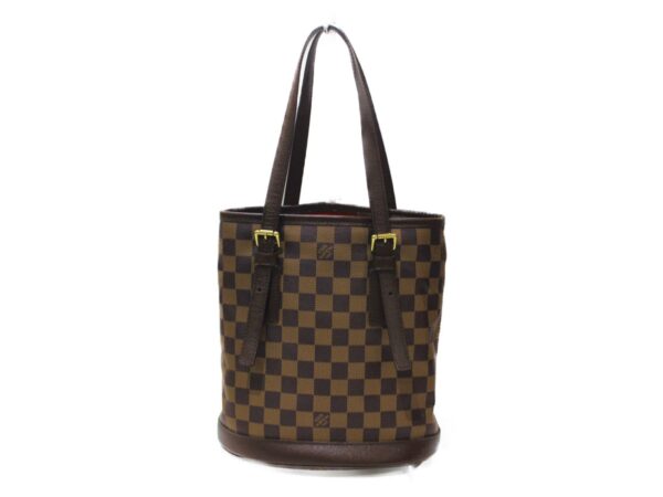 imgrc0078040569 Louis Vuitton Male Bucket Damier Ebene Shoulder Bag Brown