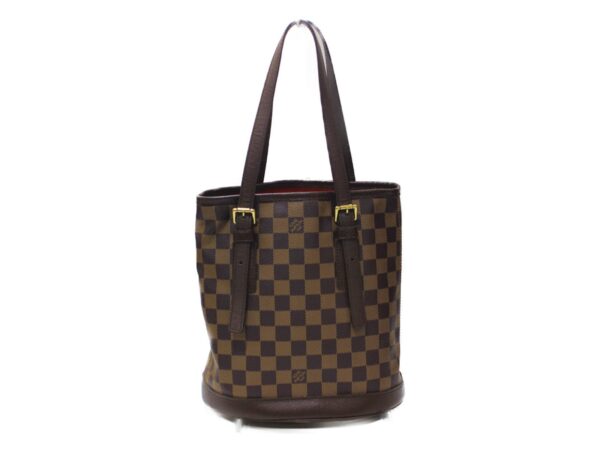 imgrc0078040570 Louis Vuitton Male Bucket Damier Ebene Shoulder Bag Brown