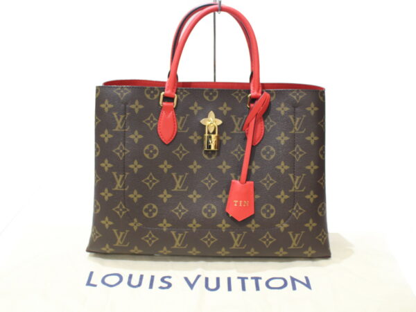 imgrc0078046885 Louis Vuitton Flower Tote Monogram Coquelicot Handbag