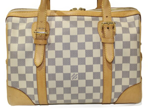 imgrc0078120041 Louis Vuitton Berkley Damier Azur Handbag Ivory