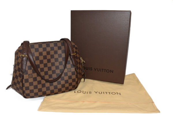 imgrc0078150919 Louis Vuitton Belem MM Damier Canvas Handbag Brown