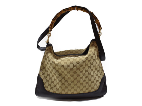 imgrc0078173782 Gucci 2WAY Shoulder Bag GG Canvas Bamboo Brown