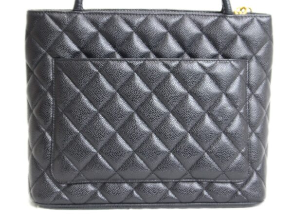 imgrc0078233343 Chanel Reprint Caviar Skin Tote Bag Black