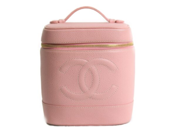 imgrc0078233358 Chanel Vanity Pink Caviar Skin Pouch