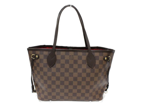 imgrc0078349653 Louis Vuitton Neverfull PM Damier Ebene Tote Bag Brown