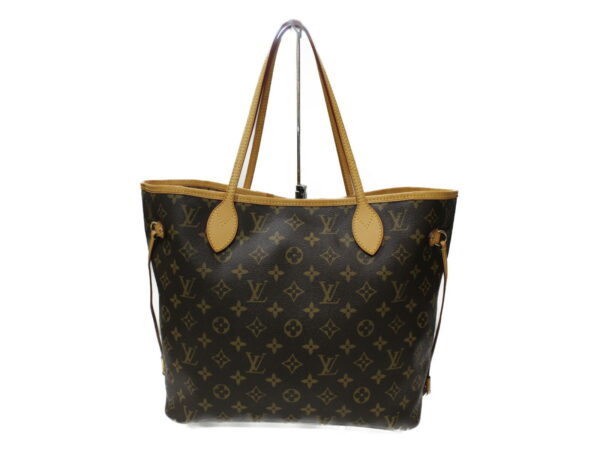 imgrc0078350130 Louis Vuitton Neverfull MM Monogram Tote Bag Brown