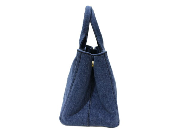 imgrc0078467434 Prada Canapa Canvas Handbag Denim