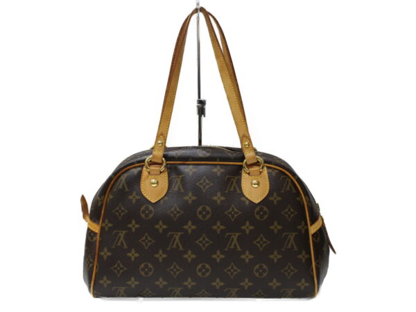 imgrc0078542473 Louis Vuitton Montorgueil PM Monogram Tote Bag Brown