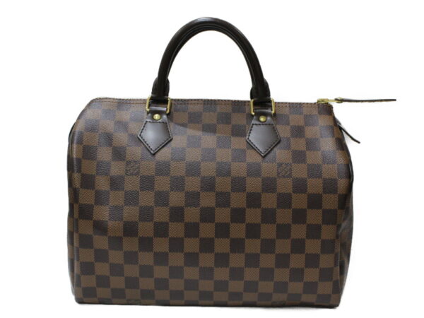 imgrc0078542877 Louis Vuitton Speedy 30 Damier Ebene Handbag Brown