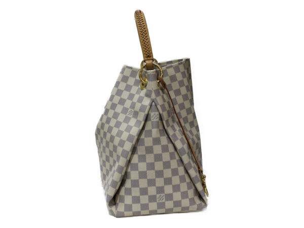 imgrc0078561643 Louis Vuitton Artsy Damier Azur Shoulder Bag White