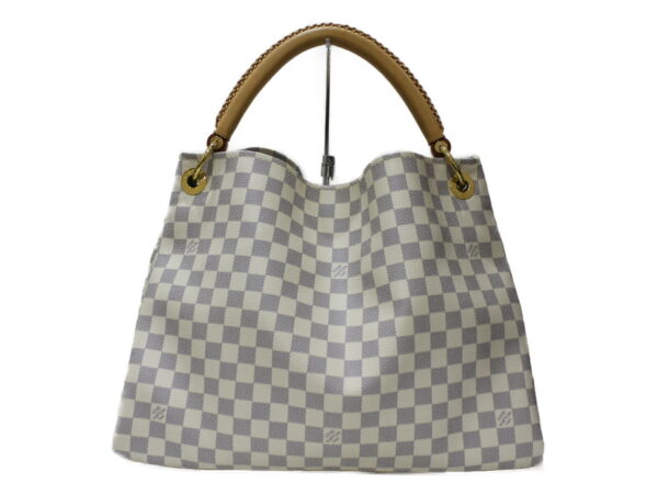 imgrc0078561644 Louis Vuitton Artsy Damier Azur Shoulder Bag White