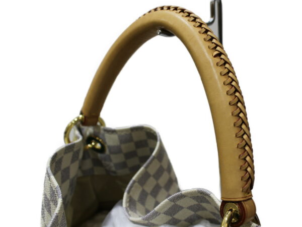 imgrc0078561660 Louis Vuitton Artsy Damier Azur Shoulder Bag White