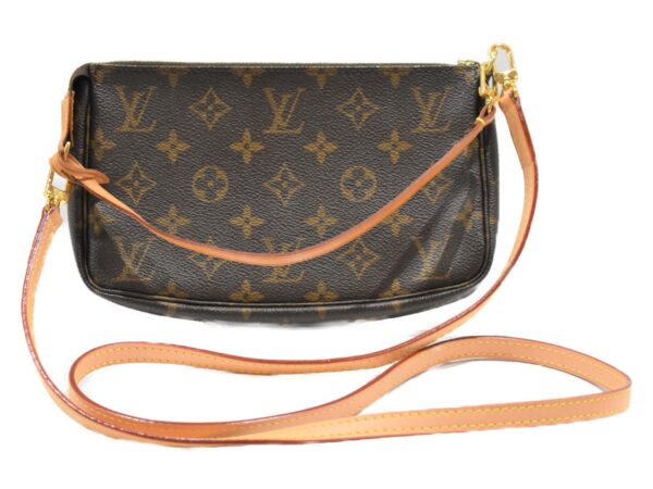 imgrc0078608122 Louis Vuitton Pochette Accessoire Shoulder Bag Monogram Brown