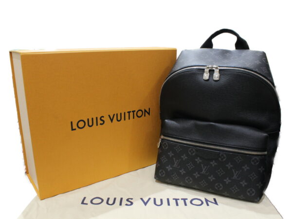 imgrc0078608196 Louis Vuitton Discovery Backpack Monogram Eclipse Taiga