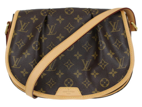 imgrc0078708448 Louis Vuitton Menilmontant Monogram Shoulder Bag Brown