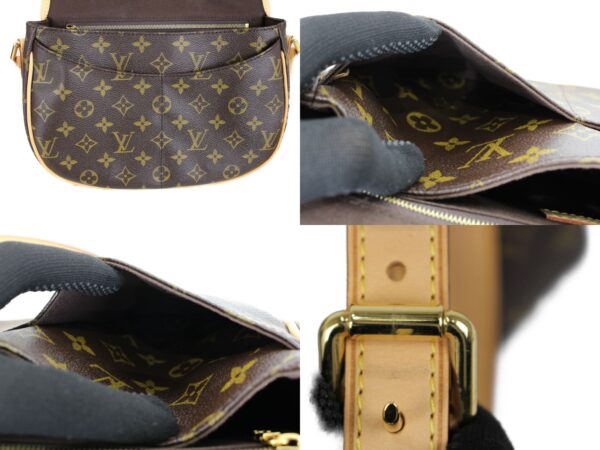 imgrc0078708451 Louis Vuitton Menilmontant Monogram Shoulder Bag Brown