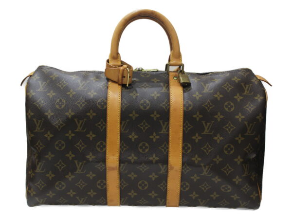 imgrc0078723091 Louis Vuitton Keepall 45 Monogram Bag Brown