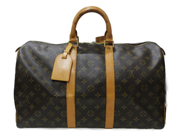 imgrc0078723094 Louis Vuitton Keepall 45 Monogram Bag Brown