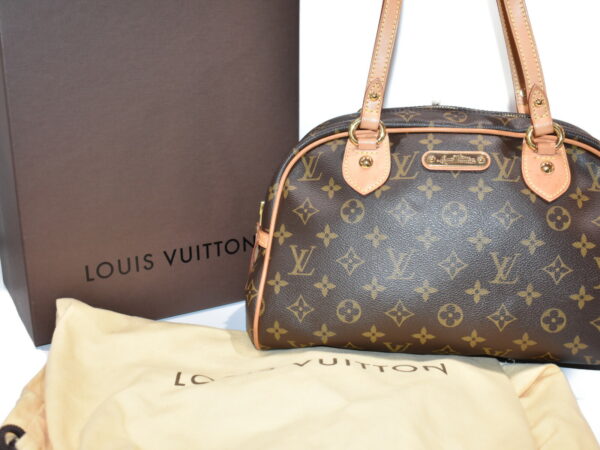 imgrc0078773059 Louis Vuitton Montorgueil PM Handbag Monogram Brown