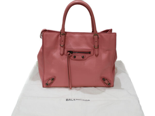 imgrc0078809753 Balenciaga Paper Mini Leather Shoulder Bag Pink