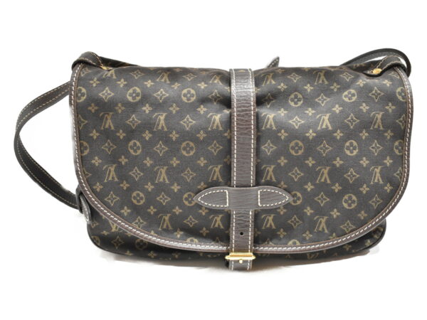 imgrc0078865119 Louis Vuitton Saumur 30 Shoulder Bag Monogram Mini Run Canvas