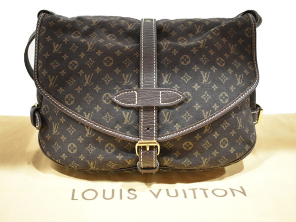 imgrc0078865126 Louis Vuitton Saumur 30 Shoulder Bag Monogram Mini Run Canvas