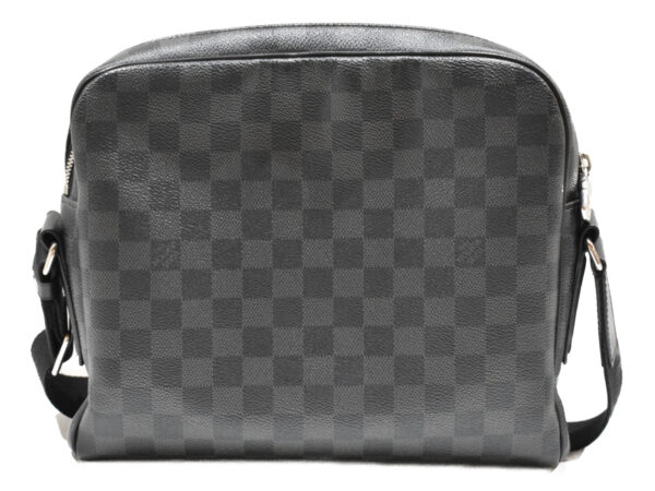 imgrc0079098478 Louis Vuitton Dayton PM Damier Graphite Shoulder Bag Black Gray