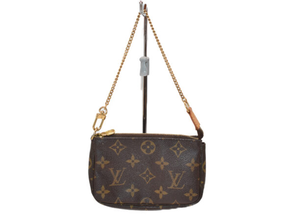 imgrc0079111496 Louis Vuitton Mini Pochette Accessory Handbag Monogram Brown