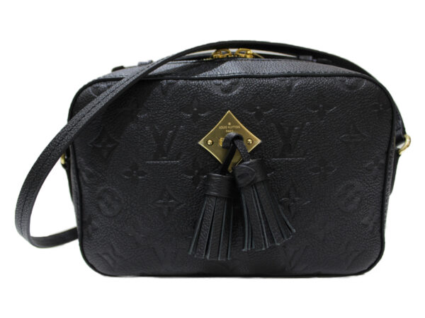 imgrc0079205513 Louis Vuitton Pochette Saintonge Empreinte Shoulder Bag Black