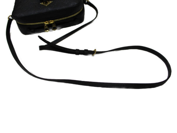 imgrc0079205527 Louis Vuitton Pochette Saintonge Empreinte Shoulder Bag Black