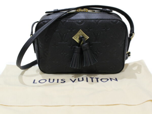 imgrc0079205529 Louis Vuitton Pochette Saintonge Empreinte Shoulder Bag Black