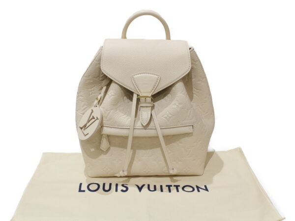 imgrc0079211947 Louis Vuitton Montsouris PM Empreinte Backpack Crème