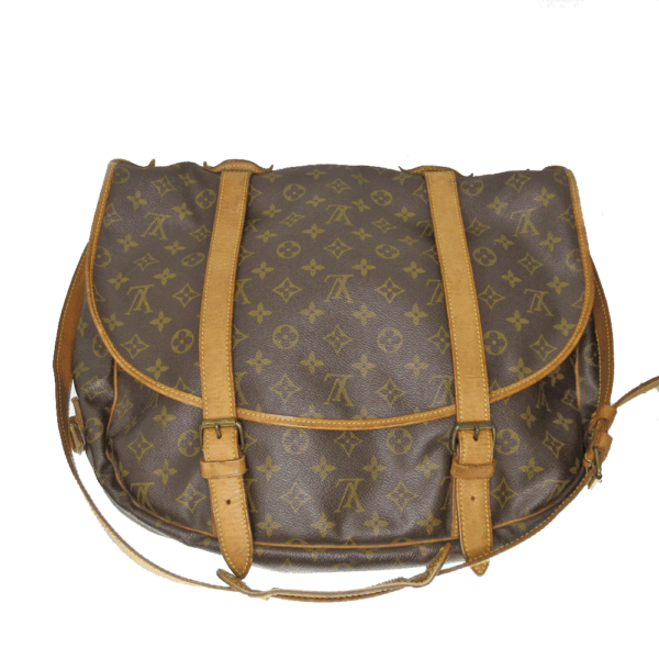 imgrc0079222616 Louis Vuitton Saumur 43 Shoulder Bag Monogram Canvas Brown