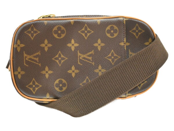 imgrc0079222678 Louis Vuitton Pochette Ganju Monogram Canvas Body Bag Brown