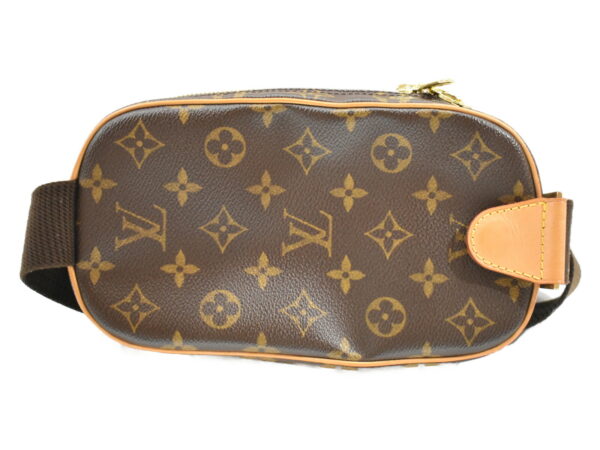 imgrc0079222679 Louis Vuitton Pochette Ganju Monogram Canvas Body Bag Brown